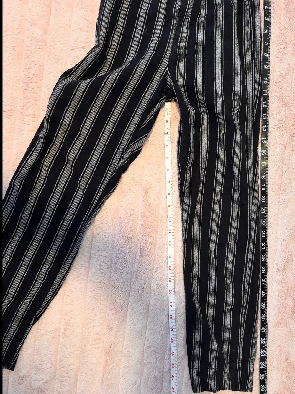 Brandy Melville Black Pinstripe Casual Pants